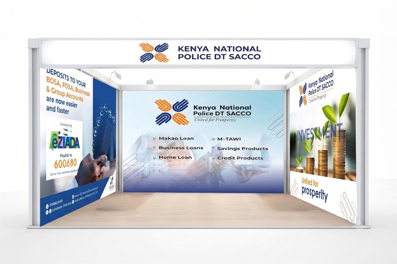 Kenya National Police DT Sacco — exhibition booth